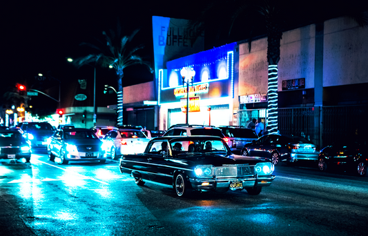 "LA Cold Blue" - 8"x10" unframed print